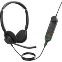 Jabra Engage 50 II Headset - Stereo - USB Type A - Wired - 50 Hz to 20 kHz - On-ear - Binaural - Ear-cup - MEMS Technology Microphone - Black