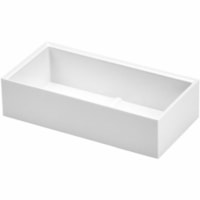 Bostitch Konnect Stackable Accessory Tray, White - Stackable, Divider, Durable - White