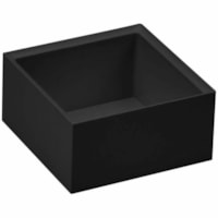 Bostitch Desktop Organizer - 2" Height x 3.5" Width x 3.5" Depth - Stackable - Black - Plastic - 1