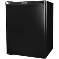 Danby 2.2 cu. ft. Compact Fridge in Black - 62.30 L - Auto-defrost - Reversible - 62.30 L Net Refrigerator Capacity - Black, Stainless Steel - 40 dB Noise