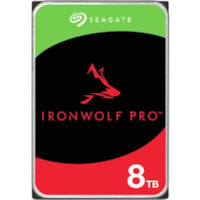 Seagate IronWolf Pro ST8000NT001 8 TB Hard Drive - 3.5" Internal - SATA (SATA/600) - Conventional Magnetic Recording (CMR) Method - Server, Workstation, Storage System Device Supported - 7200rpm - 512e Format