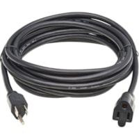 Tripp Lite by Eaton Power Extension Cord - For Computer, Monitor, HDTV, Printer, Server, UPS, PDU - 125 V AC / 13 A - Black - 25 ft (7.62 m) Cord Length - NEMA 5-15P / NEMA 5-15R - North America