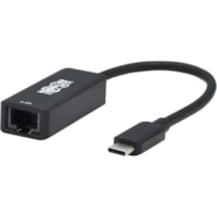 Carte Ethernet gigabitOrdinateur/Mac/Tablette/Notebook - 10/100/1000Base-T - Portable Tripp Lite by Eaton - USB 3.2 (Gen 1) Type C - 320 Mo/s Taux de transfert des données - 1 Port(s) - 1 - Paire torsadée - 10/100/1000Base-T - Portable