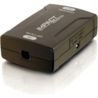 C2G Optical to Coaxial Digital Audio Converter - 1 x Toslink Digital Audio Female - 1 x RCA Audio Female - Silver