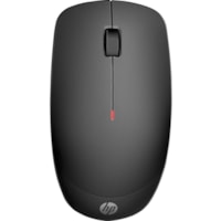 HP 235 Slim Wireless Mouse - Optical - Wireless - Radio Frequency - 2.40 GHz - Jack Black - USB Type A - 1600 dpi - Scroll Ball - 3 Button(s) - Symmetrical - 1