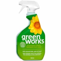 Green Works All-Purpose Cleaner, 946 mL - 32 fl oz (1 quart) - Chemical-free, Fume-free, Bleach-free, Residue-free - 1 Each