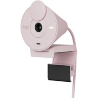 Webcam BRIO 300 - 2 Mégapixels - 30 fps - Rose - USB Type C - Vente au détail Logitech - 1920 x 1080 Vidéo - Focale fixe - Microphone - Ordinateur