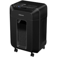 Fellowes AutoMax 100MA Auto Feed Shredder - Continuous Shredder - Micro Cut - 10 Per Pass - for shredding Credit Card, Paper, Paper Clip, Staples - P-4 - 10 Minute Run Time - 17.03 L Wastebin Capacity - Black