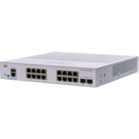 Commutateur Ethernet 250 CBS250-16P-2G 16 Ports Gérable - Gigabit Ethernet - 1000Base-T, 1000Base-X - Remis à Neuf Cisco - 16 Ports - Gérable - Gigabit Ethernet - 1000Base-T, 1000Base-X - Remis à Neuf - 3 Couche supportée - Modulaire - 2 Emplacements SFP - 156,40 W Con