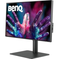 BenQ DesignVue PD2506Q 25" Class WQHD LCD Monitor - 16:9 - Dark Gray - 25" Viewable - In-plane Switching (IPS) Technology - LED Backlight - 2560 x 1440 - 16.7 Million Colors - 400 cd/m² - 5 ms - Speakers - HDMI - DisplayPort - KVM Switch, USB Hub