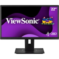 Moniteur LED Graphic VG2240 22 po Classe Full HD - 16:9 - Noir ViewSonic - 21,5 po Visible - Alignement vertical multi-domaines (MVA) - LED Rétroéclairage - 1920 x 1080 - 16,7 Millions de Couleurs - 250 cd/m² - 5 ms - 100 Hz Fréquence de rafraîchissement - Hauts-Parleurs - 