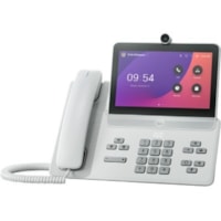 Cisco 8875 IP Phone - Corded - Corded - Wi-Fi, Bluetooth - Desktop - White - VoIP - IEEE 802.11a/b/g/n/ac - 2 x Network (RJ-45) - PoE Ports