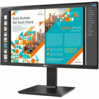 Moniteur LCD 24BP55Q-B 24po Classe WQHD - 16:9 LG - 24po Visible - Technologie IPS - 2560 x 1440 - HDMI - DisplayPort