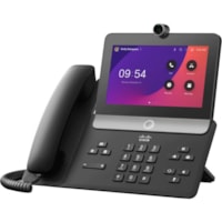 Webex 8875 IP Phone - Corded - Corded - Wi-Fi, Bluetooth - Desktop - Carbon Black - VoIP - IEEE 802.11a/b/g/n/ac - 2 x Network (RJ-45) - PoE Ports