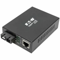 Tripp Lite by Eaton N785-INT-PSCMM2 Transceiver/Media Converter - 1 x Network (RJ-45) - 1 x SC Ports - DuplexSC Port - Multi-mode - 0.05 mil (0 mm) Fiber - Gigabit Ethernet - 10/100/1000Base-T - 2 km (1.24 Mile) - AC Adapter - Pole, Ceiling Mountable