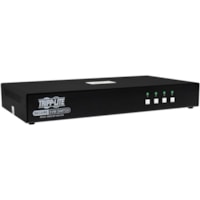 Boîtier de commutation KVM Secure B002-DP1AC4-N4 Tripp Lite by Eaton - 4 Ordinateur(s) - 1 Utilisateur(s) local - 3840 x 2160 - 50 Hz, 60 Hz - 11 x USB - USB 2.0 - 5 x DisplayPort