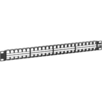 Tripp Lite by Eaton N062-048-KJ Network Patch Panel - 48 Port(s) - 1U High - Black - 19" Wide - Rack-mountable 