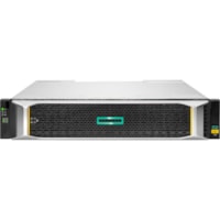 HPE MSA 1060 10GBASE-T iSCSI SFF Storage - 24 x HDD Supported - 0 x HDD Installed - 24 x SSD Supported - 0 x SSD Installed - Clustering Supported - 2 x iSCSI Controller - 24 x Total Bays - 24 x 2.5" Bay - 10 Gigabit Ethernet - Network (RJ-45) - iSCSI - 4 iSCSI Ports - 2U - Rack-mountable