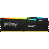 Kingston Module de RAM FURY Beast 16Go DDR5 SDRAM - Pour Carte mère, Ordinateur - 16 Go (1 x 16 Go) - DDR5-5600/PC5-44800 DDR5 SDRAM - 5600 MHz Un seul rang Mémoire - CL36 - 1.25 V - Non-ECC - Non tamponnisé - 288 broches - DIMM - À vie Garantie