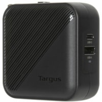 Targus PowerElite 65W GaN Wall Charger - 65 W - Europe, Asia, Australia, North America, South America - 120 V AC, 230 V AC Input - Black