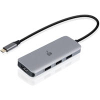 Station d'accueil Dock Pro USB Type C Durci IOGEAR - Durci - USB Type C - 2 Écrans supportées - 8K, 4K - 3840 x 2160 - 4 x Ports USB - 2 x USB 2.0 - 1 xUSB 3.0 - 3 x Ports USB Type-A - USB Type-A - 1 x Ports USB Type-C - USB Type-C - HDMI - Filaire - Windows 10, Windows 11, macOS