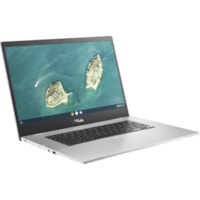 Asus - Chromebook Chromebook CX1500 CX1500CKA-DH01-CB 15,6 po - Full HD - (Intel Celeron N4500) - 8 Go - 64 Go Mémoire Flash - Français Clavier - Argent transparent - Intel Morceau - 1920 x 1080 - ChromeOS - Intel UHD Graphics - NanoEdge - Appareil photo/Webcam - 11 Autonomie de batter