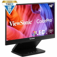 Moniteur OLED Professional VP16-OLED 16 po Classe Full HD - 16:9 - Brillant ViewSonic - 15,6 po Visible - OLED - 1920 x 1080 - 1,07 milliard de couleurs - 400 cd/m² - 1 ms - 60 Hz Fréquence de rafraîchissement - Hauts-Parleurs - HDMI