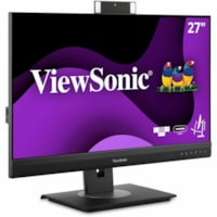 ViewSonic Graphic VG2756V-2K 27" (685.80 mm) Class Webcam WQHD LED Monitor - 16:9 - Black - 27" (685.80 mm) Viewable - In-plane Switching (IPS) Technology - LED Backlight - 2560 x 1440 - 16.7 Million Colors - 350 cd/m² - 5 ms - Speakers - HDMI - DisplayPort - USB Hub