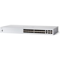 Cisco 350 CBS350-24P-4G Ethernet Switch - 24 Ports - Manageable - Gigabit Ethernet - 1000Base-T, 1000Base-X - Refurbished - 3 Layer Supported - Modular - 4 SFP Slots - 33.09 W Power Consumption - 195 W PoE Budget - Optical Fiber, Twisted Pair - PoE Ports - Rack-mountable - Lifetime Limited Warranty