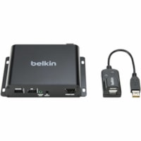 Belkin Extender Receiver Fiber SFP - Universal Video - 4K - 3840 x 2160 Maximum Video Resolution - TAA Compliant