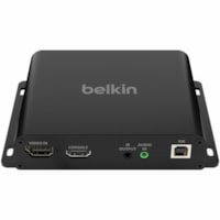 Belkin Extender Transmitter Copper CAT6 - Universal Video - 328.08 ft (100000 mm) Range - 4K UHD - 3840 x 2160 Maximum Video Resolution - 1 x Network (RJ-45) - 48 V DC Input Voltage 