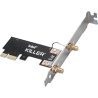 Adaptateur Wi-Fi/Bluetooth Killer AX1675 IEEE 802.11ax Bluetooth 5.3 Triples Bandes pour Ordinateur de bureau Intel - PCI Express - 2.40 Gbit/s - 2.40 GHz ISM - 6 GHz UNII - Carte enfichable