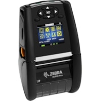 Zebra ZQ610 Plus Desktop, Industrial, Mobile Direct Thermal Printer - Monochrome - Label/Receipt Print - Bluetooth - Wireless LAN - Near Field Communication (NFC) - Display Screen - 32.01" (813 mm) Print Length x 1.89" Print Width - 4.53 in/s (115 mm/s) Mono - 203 dpi - 2.18" (55.37 mm) Label Width 