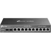 TP-Link ER7212PC - Omada Gigabit VPN Router with PoE+ Ports and Controller Ability - Limited Lifetime Warranty - 10 Ports - 2 WAN Port(s) - PoE Ports - 2 - Gigabit Ethernet - IEEE 802.3, IEEE 802.3u, IEEE 802.3ab, IEEE 802.3z, IEEE 802.3x, IEEE 802.1Q - Desktop, Wall Mountable - 5 Year