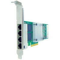 Axiom W8X25AA Gigabit Ethernet Card - PCI Express 2.1 x4 - 1 Gbit/s Data Transfer Rate - Intel JL82576EB - 4 Port(s) - 4 - Twisted Pair - 1000Base-T - Plug-in Card