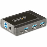 StarTech.com 7-Port USB Hub, USB 3.0 5Gbps, USB-A to 7x USB-A, Self Powered USB-A Expansion Hub w/ 35W Power Supply - Self-powered 7-port USB 3.0 expansion hub for laptop and desktop computers - USB 3.2 Gen 1 5Gbps - 7x USB-A - BC 1.2 fast charge port (1.5A/7.5W) with 35W total power across all port