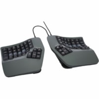 Kinesis Advantage360 SmartSet - Cable Connectivity - USB Interface - Windows 7, Windows 11, Mac OS, Linux, Android, ChromeOS, Windows 8, Windows 10 - English (US) - PC, Mac - Gateron Brown Keyswitch