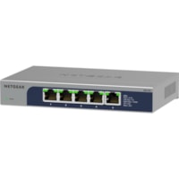 Commutateur Ethernet MS105 5 Ports - 2.5 Gigabit Ethernet - 2.5GBase-T Netgear - 5 Ports - 2.5 Gigabit Ethernet - 2.5GBase-T - 2 Couche supportée - 9,24 W Consommation d'énergie - Paire torsadée - Bureau, Fixation au mur, Boîtier noir - À vie Garantie limitée