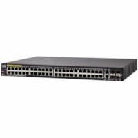 Cisco 350 CBS350-48P-4X Ethernet Switch - 48 Ports - Manageable - Gigabit Ethernet, 10 Gigabit Ethernet - 1000Base-T, 10GBase-X - Refurbished - 2 Layer Supported - Modular - 60.73 W Power Consumption - 370 W PoE Budget - Optical Fiber, Twisted Pair - PoE Ports - Rack-mountable