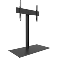 Kanto Universal Tabletop TV Stand - Up to 86" Screen Support - 125 lb (56699.04625 g) Load Capacity - Tabletop - Powder Coated - Steel, Aluminum - Black