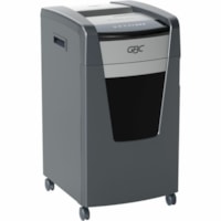 GBC Momentum X22-23 Paper Shredder - Continuous Shredder - Micro Cut - 22 Per Pass - for shredding CD, Credit Card, Paper Clip, Staples, Junk Mail - P-4 - 23 gal (87064.47 mL) Wastebin Capacity - Black