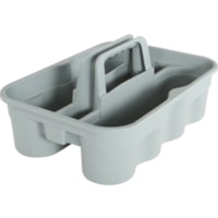 Globe Carry Caddy - Large - 2 lb (907.184739 g) Weight Capacity - 15.2" Length x 13.2" Width x 6.7" Height - Gray - 20 Pack