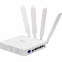 Fortinet FortiExtender FEX-201F 2 SIM Ethernet, Cellular Wireless Router - 4G - HSPA+, LTE, UMTS - 3 x Antenna(3 x External) - 5 x Network Port - 5 x Broadband Port - USB - PoE Ports - Gigabit Ethernet - Desktop, Wall Mountable