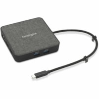 Station d'accueil MD120U4 USB4 pour Notebook/Tablette/Moniteur - 100 W - Noir - Portable Kensington - pour Notebook/Tablette/Moniteur - 100 W - USB4 - 2 Écrans supportées - 8K, 4K, 2K - 7680 x 4320, 3840 x 2160, 2048 x 1080 - 3 x Ports USB - 2 x Ports USB Type-A - USB Type-A - 1 x Ports USB T