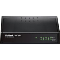 Commutateur Ethernet DGS-1005A 5 Ports - Gigabit Ethernet, Fast Ethernet - 10/100/1000Base-T D-Link - 5 Ports - Gigabit Ethernet, Fast Ethernet - 10/100/1000Base-T - 2 Couche supportée - Bureau