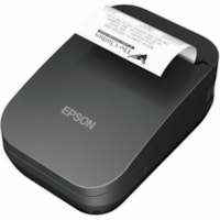 Epson Mobilink TM-P80II Plus Mobile Direct Thermal Printer - Monochrome - Portable - Receipt Print - USB - Bluetooth 5.0 - IEEE 802.11a/ac/b/g/n Wireless LAN - With Cutter - Black - 3" (76.20 mm) LED Display Screen - 3" (76.20 mm) Print Width - 3.94 in/s (100 mm/s) Mono - 203 dpiAutomatic Cutting - 