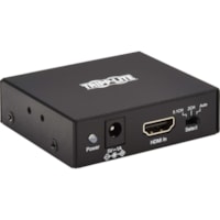 Tripp Lite by Eaton P130-000-AUDIO2 4K HDMI Audio De-Embedder/Extractor - Functions: Audio De-embedding, Audio Extraction - 3840 x 2160 - 4K UHD - Audio Line Out