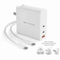 Targus HyperJuice GaN 140W USB-C Charger - 140 W - White