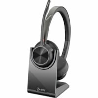 Casque Voyager 4300 UC 4320 Câblé / Sans fil Sur tête, Supra-auriculaire Stéréo - Noir Poly - Siri, Google Assistant - Stéréo - USB Type A - Câblé / Sans fil - Bluetooth - 298,6 pi - 20 Hz à 20 kHz - Sur tête, Supra-auriculaire - Binaural - 