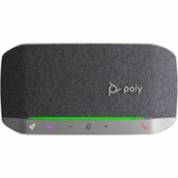 Poly Sync 20 Microsoft Teams Certified USB-A Speakerphone - Wired/Wireless - Microsoft Teams - 3 Microphone(s) - 40 mm Speaker(s) - Silver